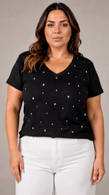 Remera P&iacute;a Tachas